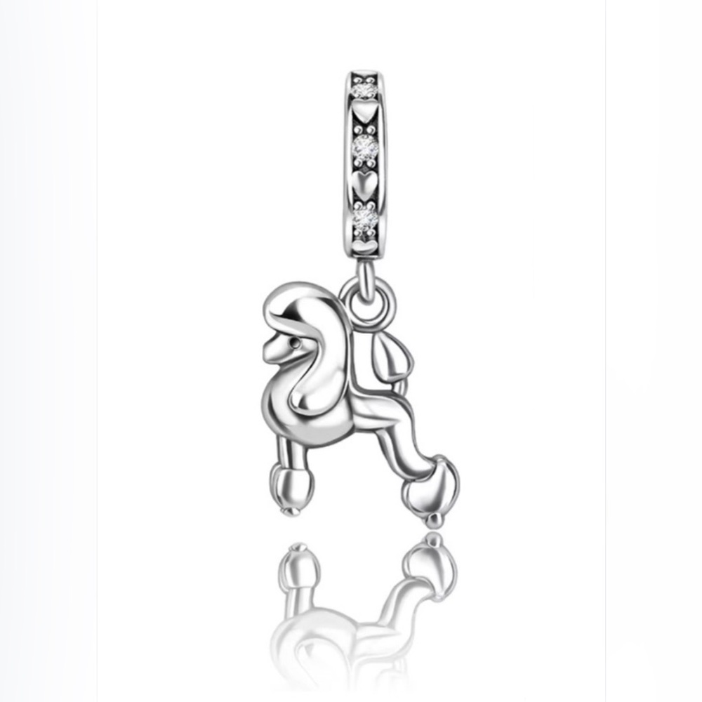 Poodle Dog Dangle Charm